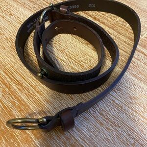 Brown Leather Women’s Belt